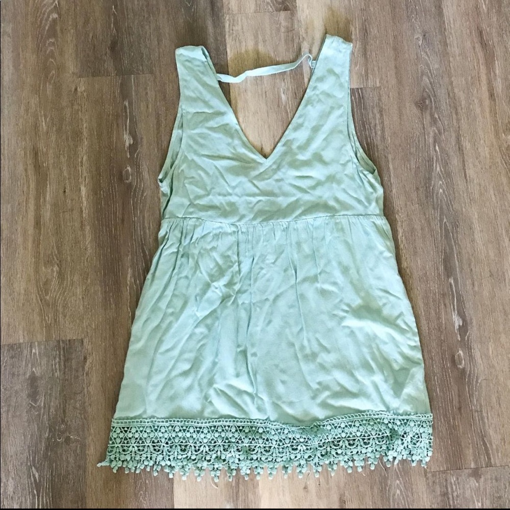 Tobi sea foam dress